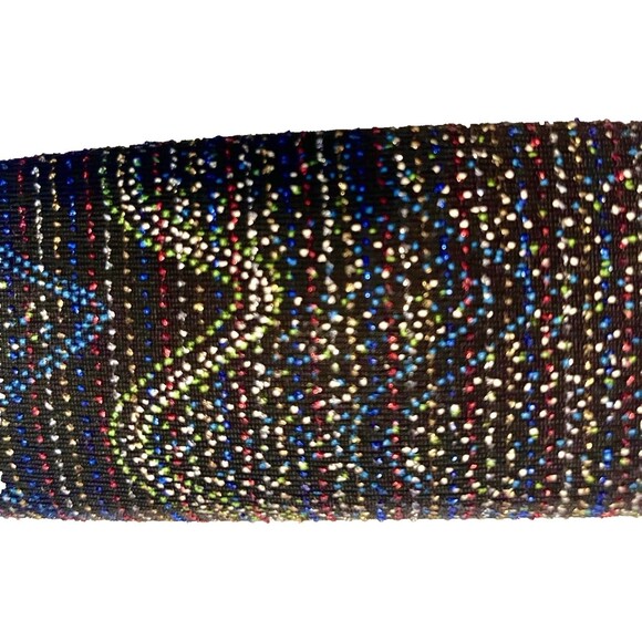 Vintage Giorgion Fendon Italy Hard Shell Clamshell Eyeglass Case Black Metallic - Picture 5 of 15